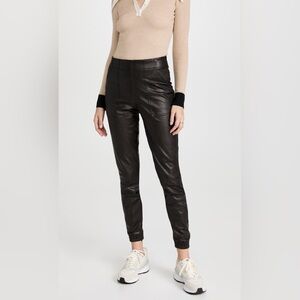 SPANX Black Skinny Pants High-Waisted Faux Leather